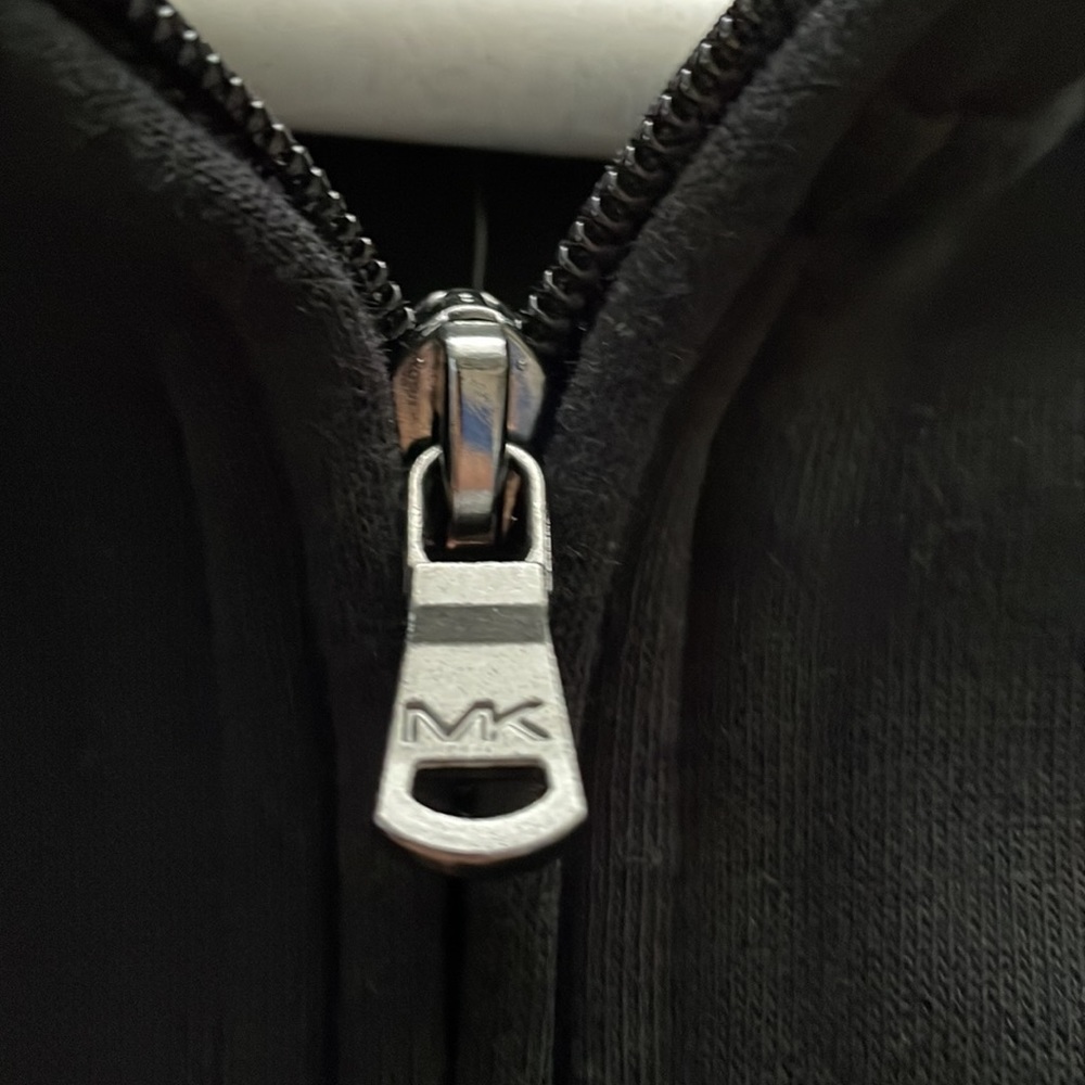 Michael Kors Half Zip Up Sweatshirt jacket top quarter zip long sleeve relaxed - Picture 5 of 8